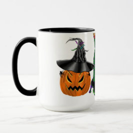 Halloween Hexenbeine und Schuhe, wenn die Schuhe p Tasse