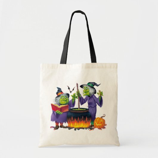 Halloween-Hexenbeutel Tragetasche (Vorne)
