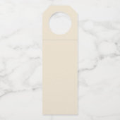 Halloween Hexenbrauen Flasche Vintager Kürbis Flaschenanhänger (Rückseite)