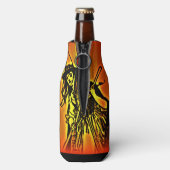Halloween Hexenbrauenflasche Flaschenkühler (Flasche Rückseite)