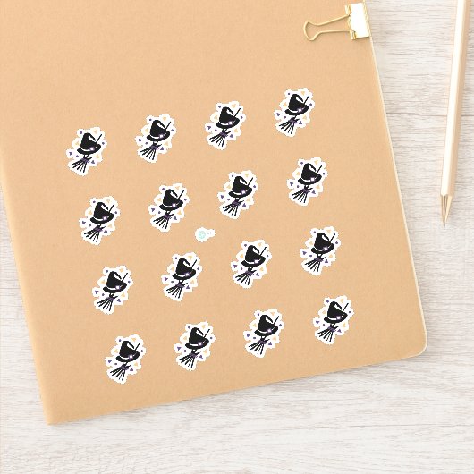 Halloween Hexenbraumplaner Sticker (Notizbuch)