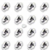 Halloween Hexenbraumplaner Sticker (Vorderseite)