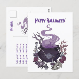 Halloween Hexenbrew Postkarte