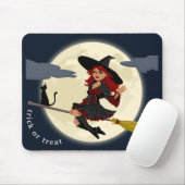 Halloween Hexendesign anpassen Mousepad (Mit Mouse)