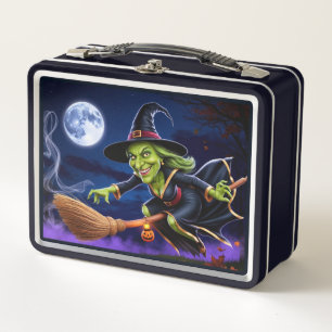 Halloween/Hexenesser Metall Brotdose