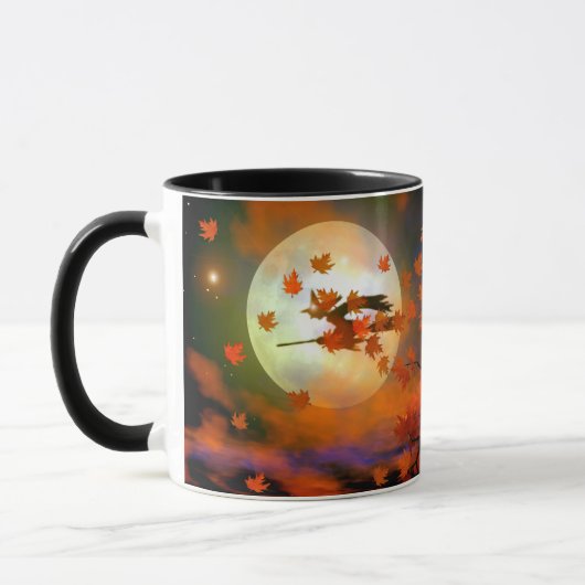 Halloween-Hexenflug Tasse (Links)