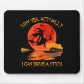 Halloween Hexengeschenke Warum ja eigentlich kann Mousepad (Vorne)
