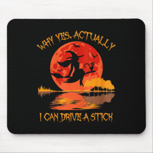 Halloween Hexengeschenke Warum ja eigentlich kann  Mousepad
