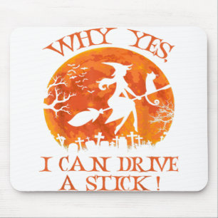 Halloween Hexengeschenke Warum ja eigentlich kann Mousepad