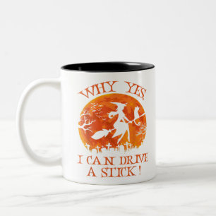 Halloween Hexengeschenke Warum ja eigentlich kann  Zweifarbige Tasse
