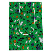 Halloween Hexengeschenktasche Mittlere Geschenktüte (Rückseite)
