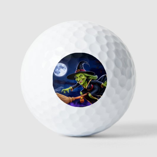 Halloween/Hexengolfball Golfball (Vorderseite)
