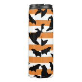 Halloween Hexenhats & Fledermäuse | PERSONALISIERT Thermosbecher (Rückseite)