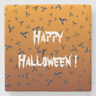 Halloween Hexenhats Steinuntersetzer