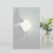 Halloween: Hexenhaus Briefpapier (Stehend Vorderseite)