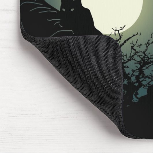 Halloween: Hexenhaus Mousepad (Ecke)