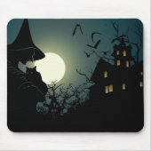 Halloween: Hexenhaus Mousepad (Vorne)