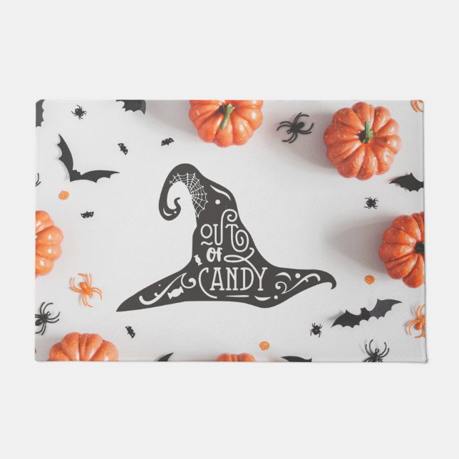 Halloween Hexenhut außer Candy Fußmatte (Vorderseite)