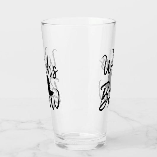 Halloween-Hexenhut Glas (Links)