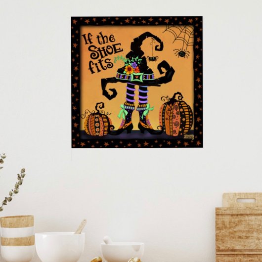 Halloween Hexenhut Niedlich Schuhe Inspirivity Pos Poster