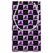 Halloween Hexenhut Pumpkin-Gesichtspunkt Spooky Mu Kleine Geschenktüte (Rückseite)