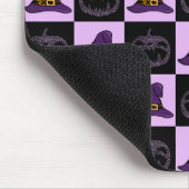 Halloween Hexenhut Pumpkin-Gesichtspunkt Spooky Mu Mousepad (Ecke)