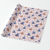 Halloween Hexenhut Pumpkin Wrapping Paper Geschenkpapier (Ungerollt)