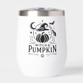 Halloween Hexenhut und Pumpkin Design Magic Art (Vorderseite)
