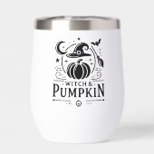 Halloween Hexenhut und Pumpkin Design Magic Art (Rückseite)