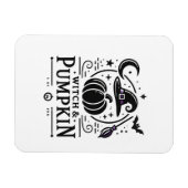 Halloween Hexenhut und Pumpkin Design Magic Art Magnet (Horizontal)