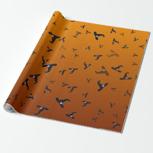 Halloween Hexenhüte Geschenkpapier