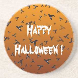 Halloween Hexenhüte Getränkeuntersetzer