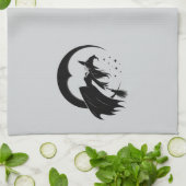 Halloween, Hexenhy Halloween, Halloween Geschirrtuch (Gefaltet)