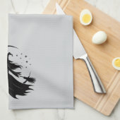 Halloween, Hexenhy Halloween, Halloween Geschirrtuch (Viertel Falte)