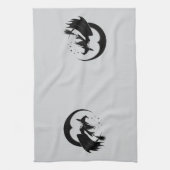 Halloween, Hexenhy Halloween, Halloween Geschirrtuch (Vertikal)