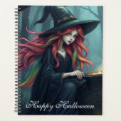 Halloween Hexenkalender Planer (Vorderseite)