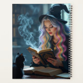 Halloween Hexenkalender Planer (Rückseite)