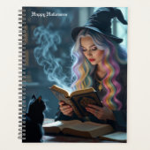 Halloween Hexenkalender Planer (Vorderseite)