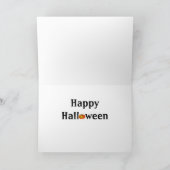 Halloween-Hexenkarren Karte (Innenseite)