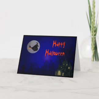 Halloween Hexenkarte Karte