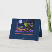 Halloween/Hexenkarte Karte (Rückseite)