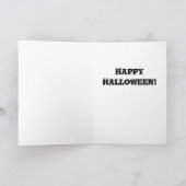 Halloween Hexenkarte Karte (Innenseite)