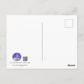 Halloween-Hexenkarte Postkarte (Rückseite)