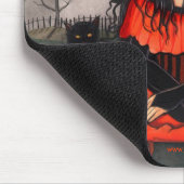 Halloween Hexenkat Mousepad (Ecke)