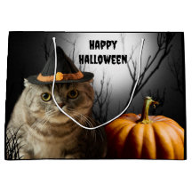 Halloween Hexenkatze-Geschenktasche