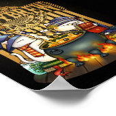 Halloween Hexenkatze Kitty Brew Poster (Ecke)