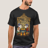 Halloween Hexenkatze Kitty Brew T-Shirt (Vorderseite)
