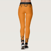 Halloween Hexenkatze Leggings (Rückseite)