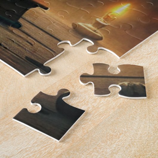 Halloween Hexenkatze Puzzle (Seite)