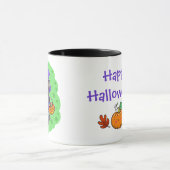 Halloween-Hexenkatze-Tasse Tasse (Zentrum)